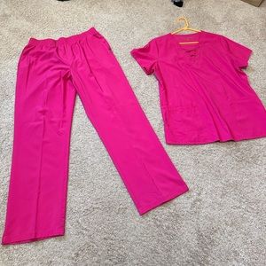 No iron stretchy uniform set